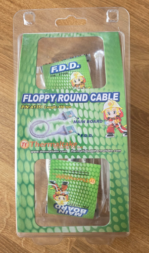 Thrermaltake Floppy Round Cable 45 CM - 第 1/3 張圖片