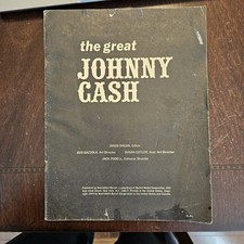 The Great Johnny Cash Music Show Concert Souvenir Program  1970's Cool Find