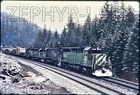 ZL-2583 Original Slide BN Detour SD45 C425 Snow Track Action McCredie OR 1974