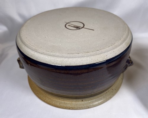 Royce Yoder Handmade Pottery Covered Casserole Tureen Brown Hues Pennsylvania 8” - Picture 24 of 24