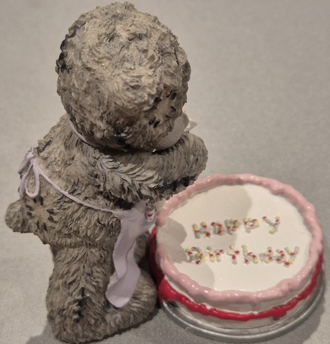 ME TO YOU BÄR FIGUR GEBURTSTAGSWÜNSCHE EXTREM SELTEN UNVERPACKT ICING A CAKE - Bild 2 von 4