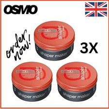 Image of OSMO Shaper Maker Hair Styling Cream 3x100ml Flexible Hold Texture Definition