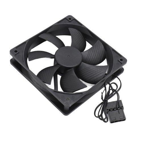 Computer Case Fans 120x120x25mm High Accuracy Dual Ball Bearing PC Exhaust Co CB - Afbeelding 3 van 24