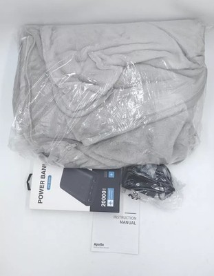 MAXWELF APOLLO HEATED POLYESTER BLANKET 32'' X 16'', HOD-BZTH-P-40-C-V1 - GRAY