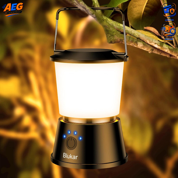 Led Campinglampe Tragbar 2000L Superhell Aufladbar Stufenlos Dimmbar 8 Std.-image