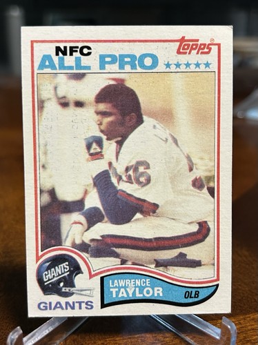 Lawrence Taylor 1982 Topps #434 Rookie Card RC EX Condition New York Giants HOF