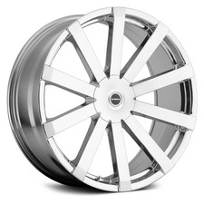 Strada Gabbia Wheels 22x9.5 30 6x139.7 87.1 Chrome Rims Set Of 4 Strada Gabbia Wheels 22x9.5 30 6x139.7 87.1 Chrome Rims Set Of 4