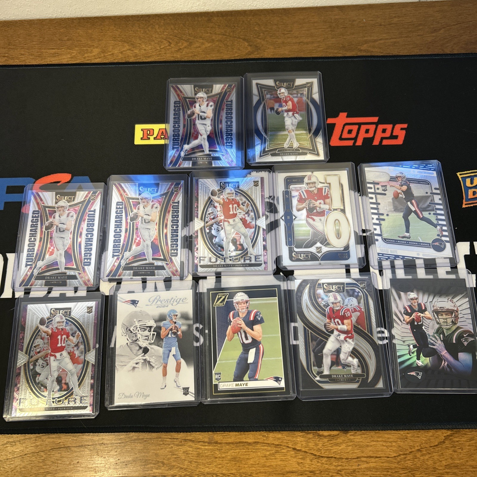 2024 Panini Drake Maye Rookie Card Lot of 12 Patriots 🔥 Select, Absolute RC