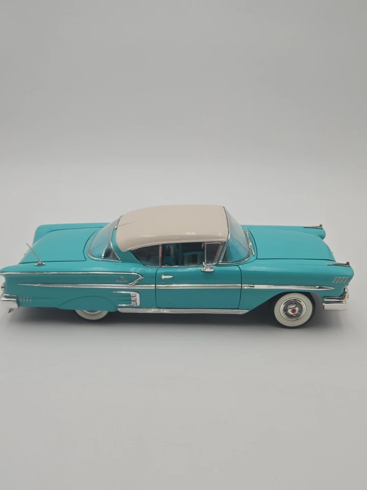 1958 Chevy Impala Turquoise 1/18 Scale Limited Edition Wrong Box - Image 2 of 4