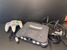 Nintendo 64 Console NUS-001 USA Power, RF Cables, One Controller Manual Jumper