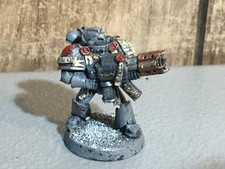 A29009 WARHAMMER 40K GREY KNIGHTS METAL BROTHER W SPECIAL WEAPON PAINT BASE GW