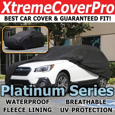 WATERPROOF CAR COVER W/MIRRPCKT -BLACK for 2016 2017 2018 2019 SUBARU OUTBACK