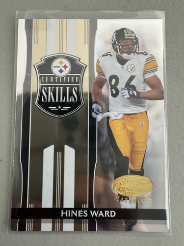 HINES WARD 2006 Leaf Certified Materials #CS-10 Skills Gold Steelers /800