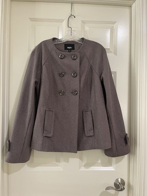 mossimo women wool blend coat size L