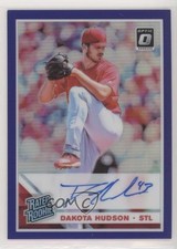 2019 Panini Donruss Optic Purple Prizm 84/125 Dakota Hudson #RRS-DH Auto RC 0a17