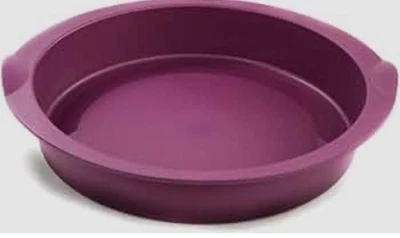 Moule à Pâtisserie gâteau en silicone Rond Violet TUPPERWARE NEUF LIV GRATUITE - Photo 1/4