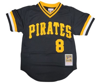 Mitchell Ness Black MLB Pittsburgh Pirates Willie Stargell BP