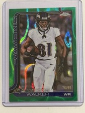 2025 Topps Chrome Green Lava Refractor /99 Devontez Walker #26