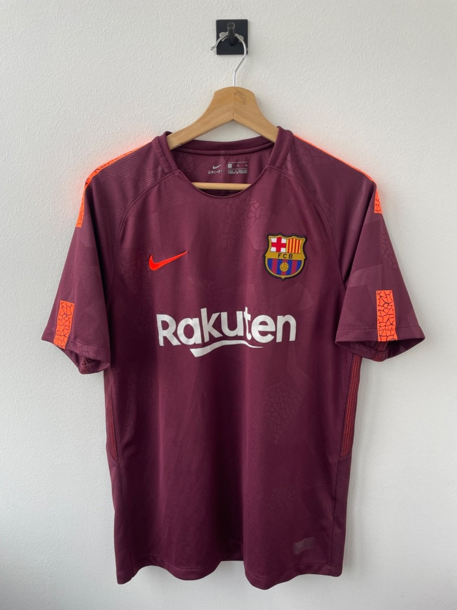 BARCELONA 2017/2018 THIRD FOOTBALL SOCCER SHIRT JERSEY CAMISETA