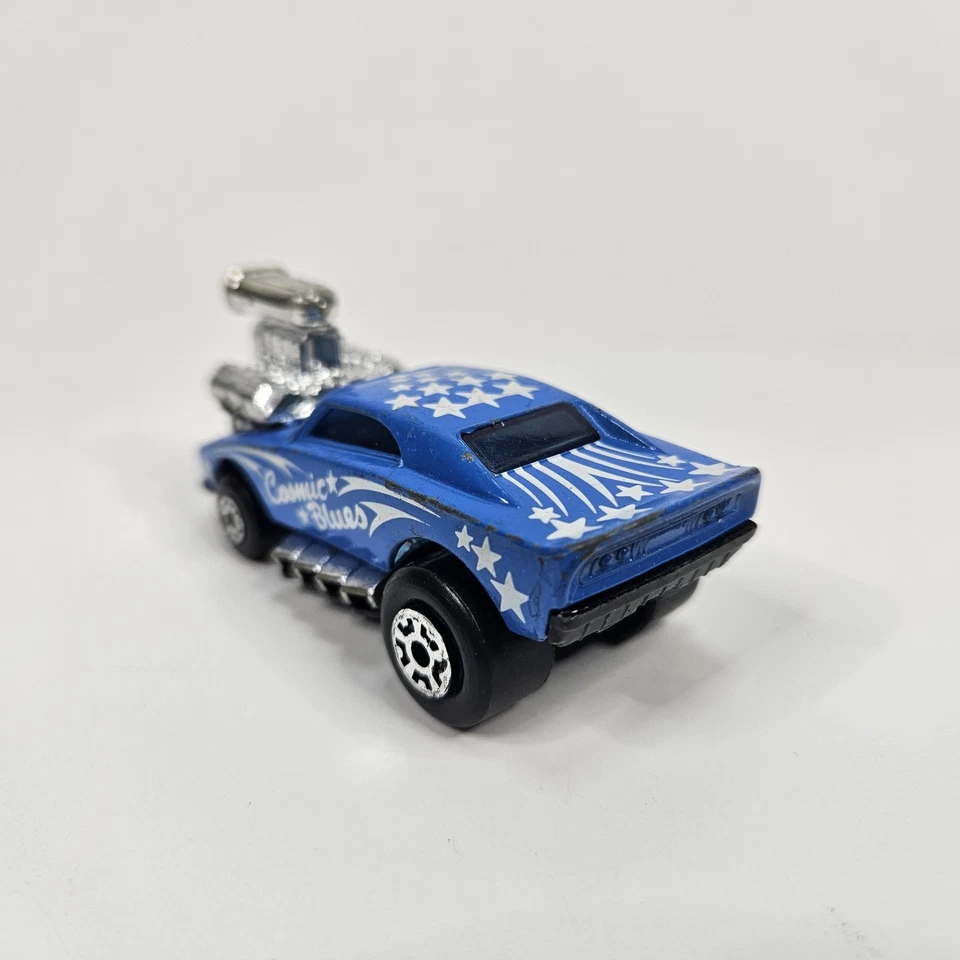 Matchbox MB-26 Cosmic Blues Tooned Hot Rod Белые Надписи и Звезды - Изображение 3 из 4