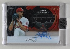 2022 Topps Clearly Authentic Generation Now Black /75 Jack Flaherty Auto 7kj