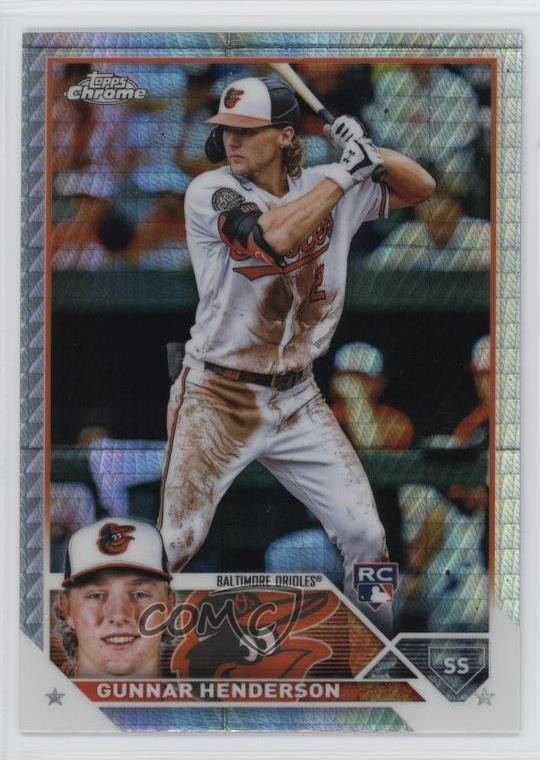 2023 Topps Chrome Prism Refractor Gunnar Henderson #2 5h0