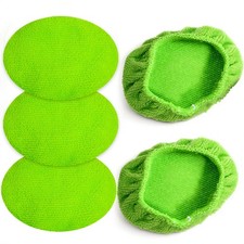 5 PCS Car Care Microfiber Cloths for Windshield Cleaner, 15 x 10 cm, Green