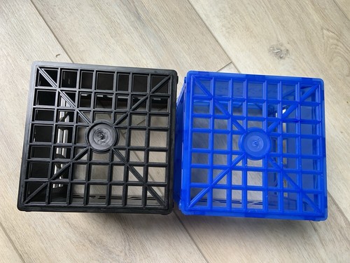 Vintage Rakstak Kool Krates CD Storage Organizer Blue & Black - Picture 4 of 6