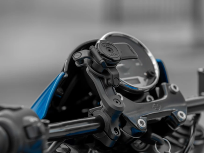 Kit Quad Lock Complet : Support Guidon Pro, Chargeur Sans Fil, Amortisseur Et Adaptateur Magnétique