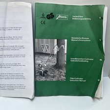 Mantis Cultivator Tiller Rotorvator Englush French German Operator's Manual