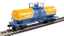 Walthers HO RTR 36' Chemical Tank Car Vulcan Chemical GATX  910-48020