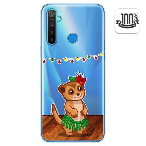 Custodia Ciondolo Tumundosmartphone Trasparente Per Realme X50 Pro 5G Con Cordino Nero