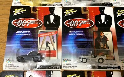 Johnny Lightning 007 James Bond 40th Anniversary Diecast Cars (12