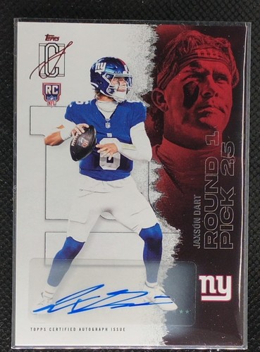 2025 Topps Signature Jaxson Dart Rookie Class Autographs (RAW)
