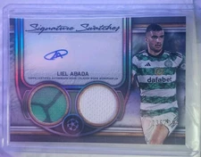 2023-24 Topps Museum Collection UCL -Dual Swatch Auto- Liel Abada /299 - CELTIC