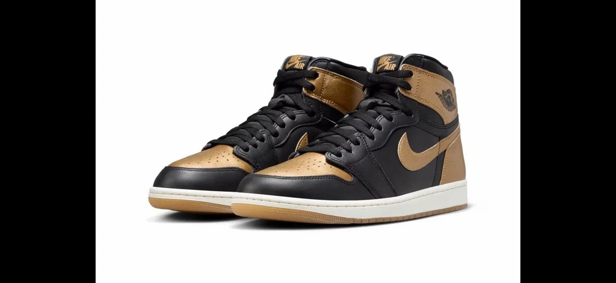 Jordan 1 Retro OG High Black Gold | eBay Jordan 1 Retro OG High Black Gold | eBay