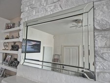 Stylish Bevelled Edge wall Mirror 60x90cm