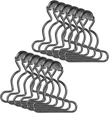 Lusofie 12Pcs Suspender Buckles Dungaree Overall 1.5 inch, Black 