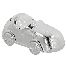 Shudehill Giftware Racing Car Silver Plated Money Box - Boxed Gift