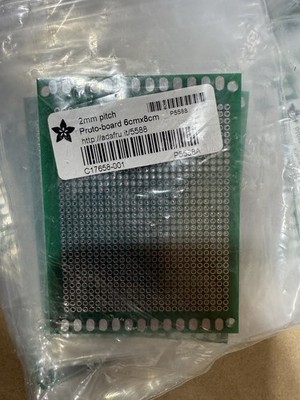 (100 pcs) Single Sided Universal PCB Proto Prototype Perf Board 2mm 6x8 6cmx8cm