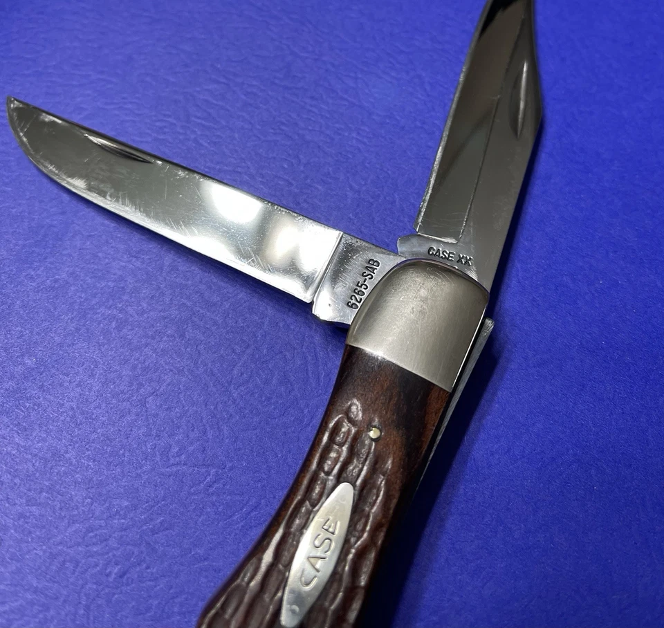 Cuchillo plegable vintage Case X 6265 SAB 1 punto (1979) Hunter Foto 4 de 4