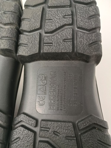Birkenstock A630 schwarz Poly Arbeit Clogs + Einlagen L7 M5 - Bild 7 von 12