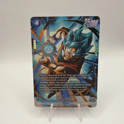 DBS Fusion World FB10-032 Son Goku Alternate Art SR* Cross Force