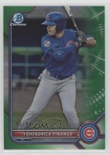 2022 Bowman Chrome Prospects Green Refractor 5/99 Yohendrick Pinango 0nr3