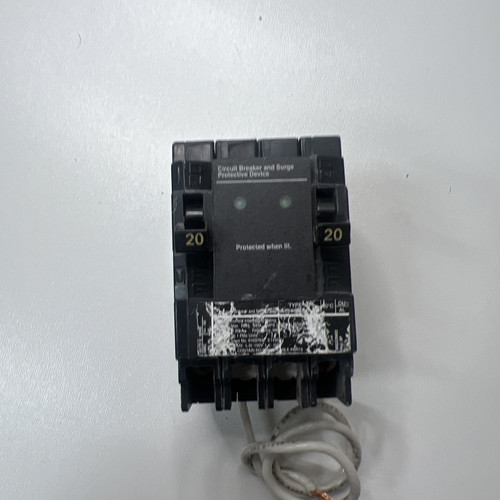 Siemens 20Amp Circuit Breaker and Surge Protector - Black (QSA2020SPDP)