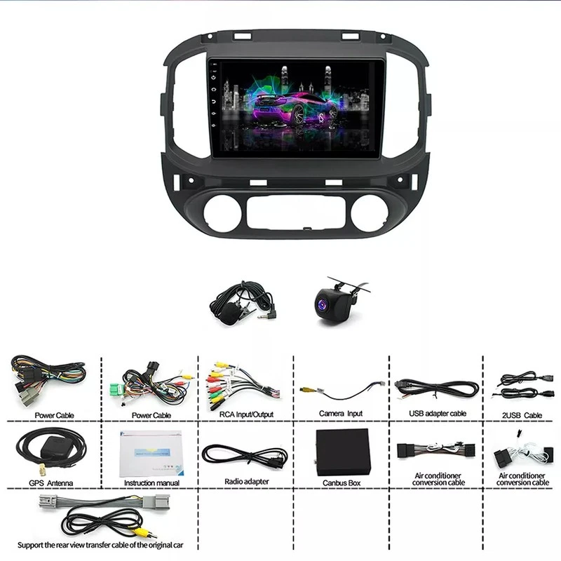 适用于雪佛兰 Colorado 2015 - 2018 年汽车苹果 CarPlay 收音机 Android15 收音机 GPS 导航 — 第 3/4 张图片