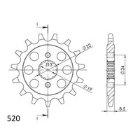 Ritzel P520 - Z15 (DIS.73305) Husqvarna 401 Vitpilen 390 2018 2019
