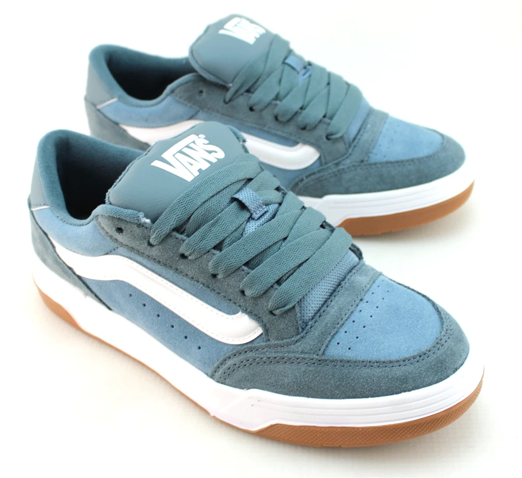 Vans Hylane White Varsity Blue Men Sz 10 Chunky Skate Knu Skool Style Sneakers Vans Hylane White Blue for sale | eBay main image 4