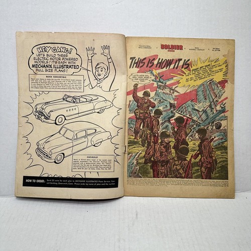 Soldier Comics #3, 1952 Fawcett Golden Age War - Picture 5 of 8