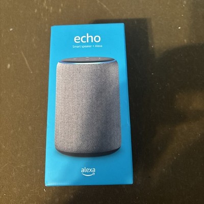 NEW Amazon B07NFTVP7P All-new Echo 3rd Gen Smart Speaker with Alexa Charcoal NOS